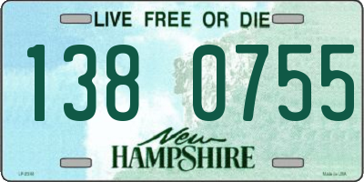 NH license plate 1380755