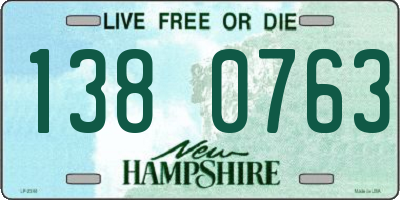 NH license plate 1380763