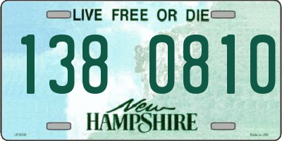 NH license plate 1380810
