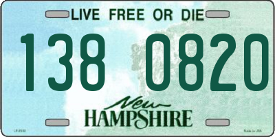 NH license plate 1380820
