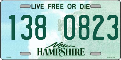NH license plate 1380823