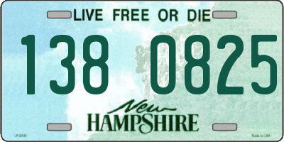 NH license plate 1380825