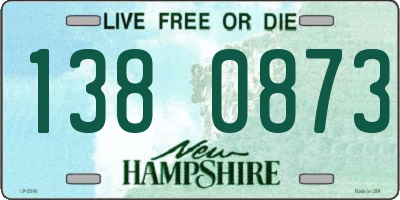 NH license plate 1380873