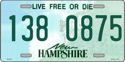 NH license plate 1380875