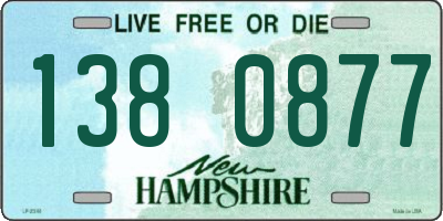NH license plate 1380877