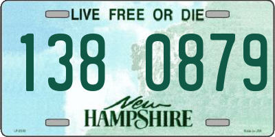 NH license plate 1380879