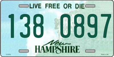 NH license plate 1380897