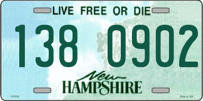 NH license plate 1380902