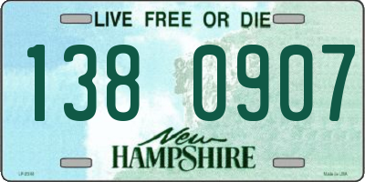 NH license plate 1380907