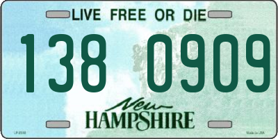 NH license plate 1380909