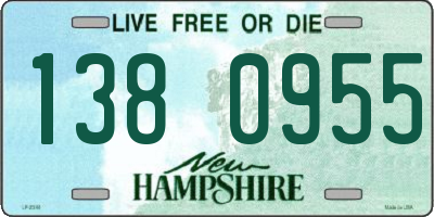 NH license plate 1380955