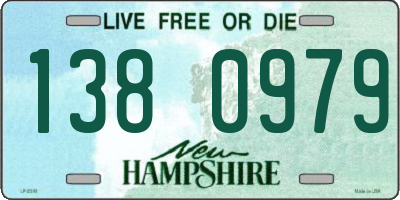 NH license plate 1380979