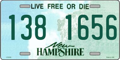 NH license plate 1381656
