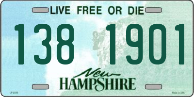NH license plate 1381901