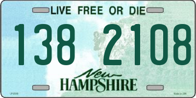 NH license plate 1382108