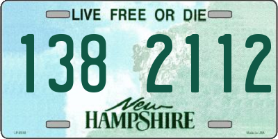NH license plate 1382112