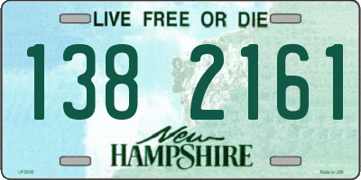 NH license plate 1382161