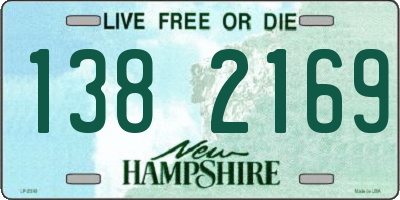 NH license plate 1382169