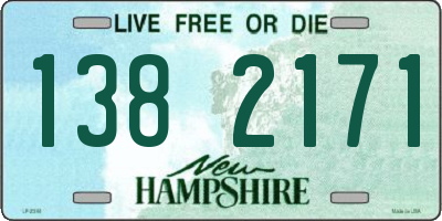 NH license plate 1382171