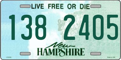 NH license plate 1382405