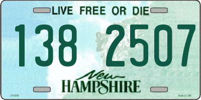 NH license plate 1382507
