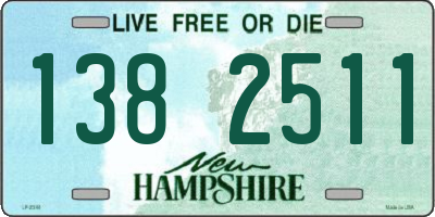 NH license plate 1382511