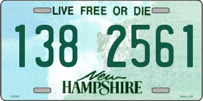 NH license plate 1382561