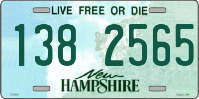 NH license plate 1382565