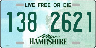 NH license plate 1382621
