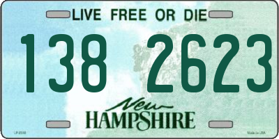 NH license plate 1382623