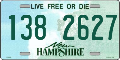 NH license plate 1382627