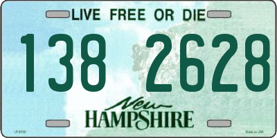 NH license plate 1382628