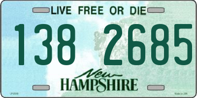 NH license plate 1382685