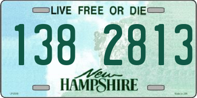 NH license plate 1382813
