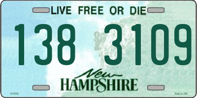 NH license plate 1383109