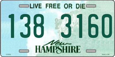 NH license plate 1383160