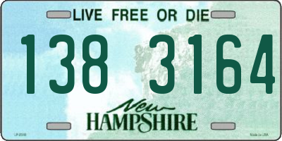 NH license plate 1383164