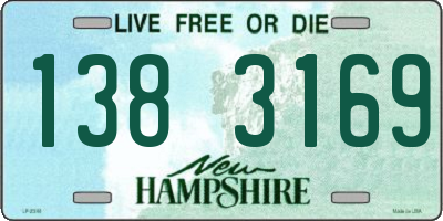 NH license plate 1383169