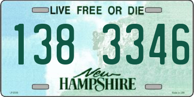 NH license plate 1383346