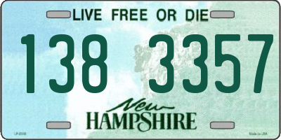 NH license plate 1383357