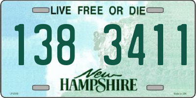 NH license plate 1383411