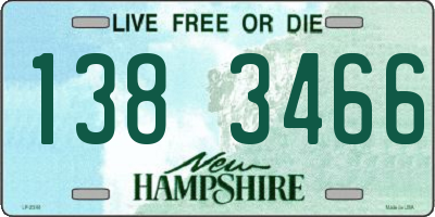 NH license plate 1383466