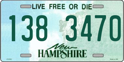 NH license plate 1383470