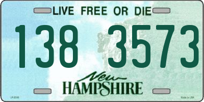 NH license plate 1383573