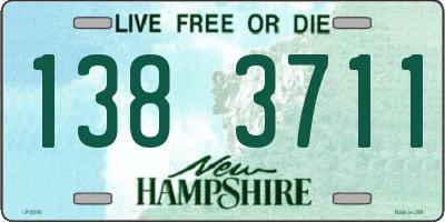 NH license plate 1383711