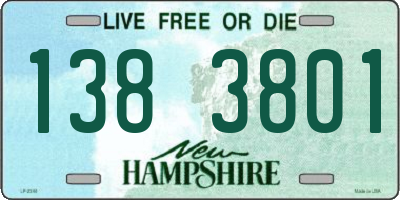 NH license plate 1383801