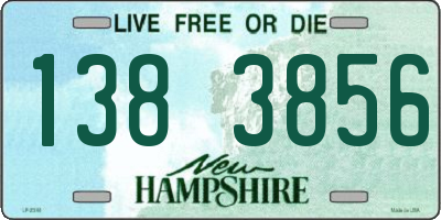 NH license plate 1383856