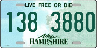 NH license plate 1383880