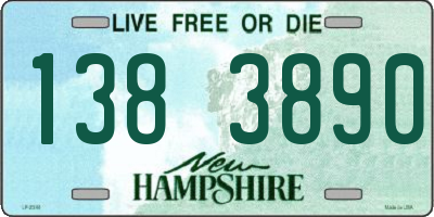 NH license plate 1383890