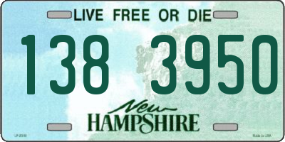 NH license plate 1383950